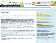 Tablet Screenshot of altplus.si